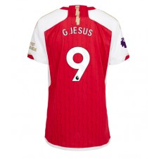 Arsenal Gabriel Jesus #9 Hjemmedrakt Kvinner 2023-24 Kortermet